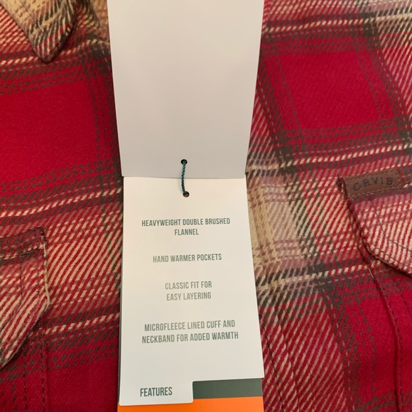 - NWT Orvis Heavyweight Flannel shirt jacket XL and 3XL - Picture 6 of 11